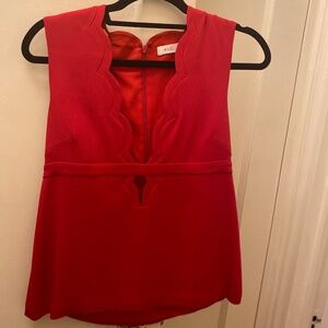 Red silk ALC shirt